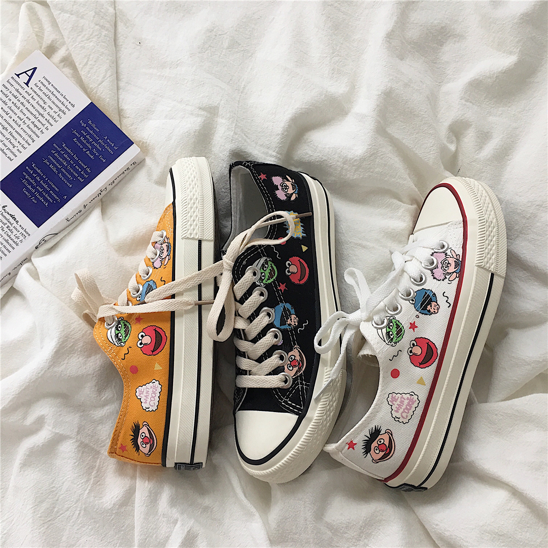 le petit sale orange chaussures de toile des femmes harbor vent étudiants han édition joker ins harajuku graffiti chaussures de femmes chaussures de femmes 2019 marée le petit sale orange chaussures de toile des femmes harbor vent étudiants han édition joker ins harajuku graffiti chaussures de femmes chaussures de femmes 2019 marée