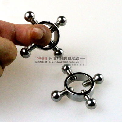 另类玩具女用铃铛乳房夹乳饰四向锁紧式乳夹情趣用品SM主奴快感-淘宝网