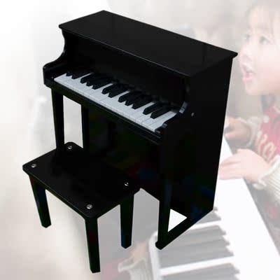 带琴盖30键儿童小钢琴玩具木质钢琴益智乐器