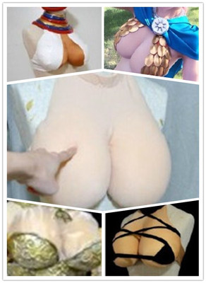 【妖精打造】轻飘飘的丰满欧白，cosplay假胸定制-淘宝网