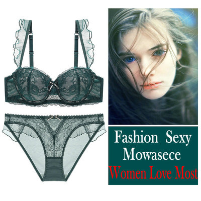 维多利亚文胸套装上托聚拢蕾丝性感内衣女士舒适小胸刺绣胸罩欧美-淘宝网