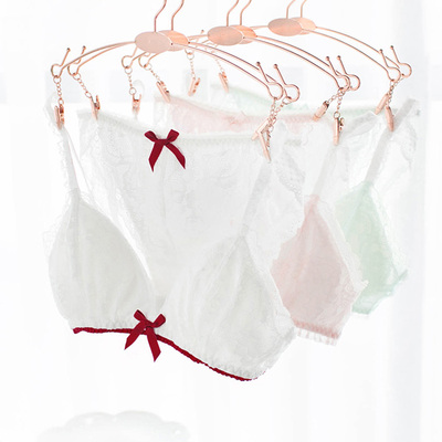 日系蕾丝无钢圈法式文胸套装清新夏季轻薄透气舒适无钢圈少女内衣-淘宝网 日系蕾丝无钢圈法式文胸套装清新夏季轻薄透气舒适无钢圈少女内衣-淘宝网