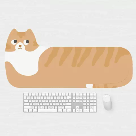 Cute Cat Desktop Mousepad Waterproof Anti Slip