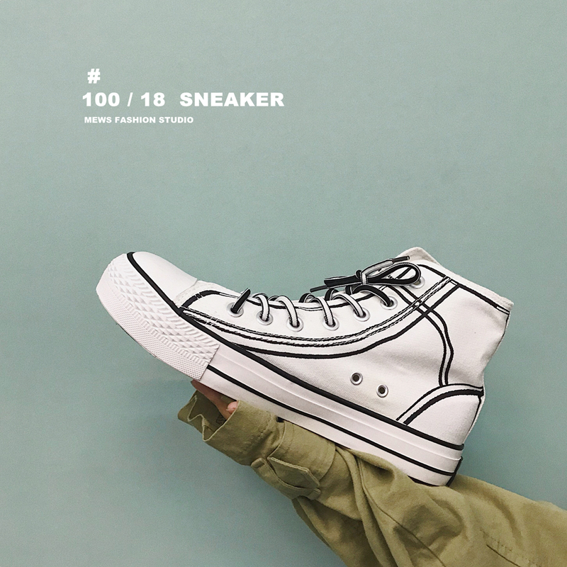 2019 de l'été de nouveaux haut-dessus chaussures de toile de conseil chaussures hommes du joker casual chaussures sneakers version coréenne de la marée chaussures hommes 2019 de l'été de nouveaux haut-dessus chaussures de toile de conseil chaussures hommes du joker casual chaussures sneakers version coréenne de la marée chaussures hommes