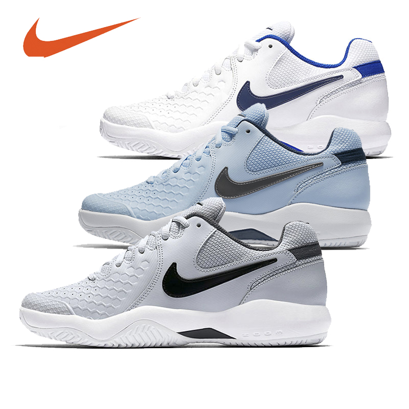 Nike耐克網球鞋女透氣新款正品AIR ZOOM RESISTANCE運動鞋918201