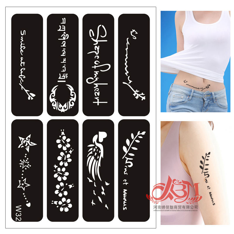 Tattoo Sticker Waterproof Men's and Women's Korean-Style Long-Lasting Ins Style Dark Flower Arm Body Painting Not Permanent Tattoo Sticker Paper 1