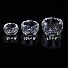 水晶碗50mm 水晶酒杯 水晶圣水杯 水晶装饰盒 水晶珠宝盒 水晶杯