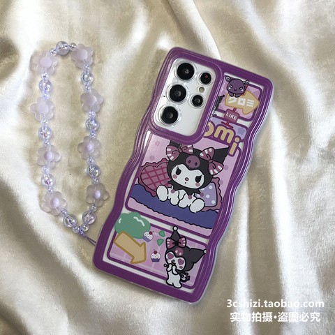 Purple — My Melody Girls Easy Grip Silicone TPU S23, S23 Plus, S23 Ultra, S22, S22 Plus, S22 Ultra, S21, S21 Plus, S21 Ultra
