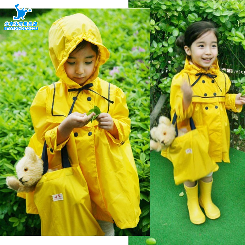 兒童雨衣女童幼兒園公主韓版小女孩可愛寶寶小孩卡通雨披防水學生