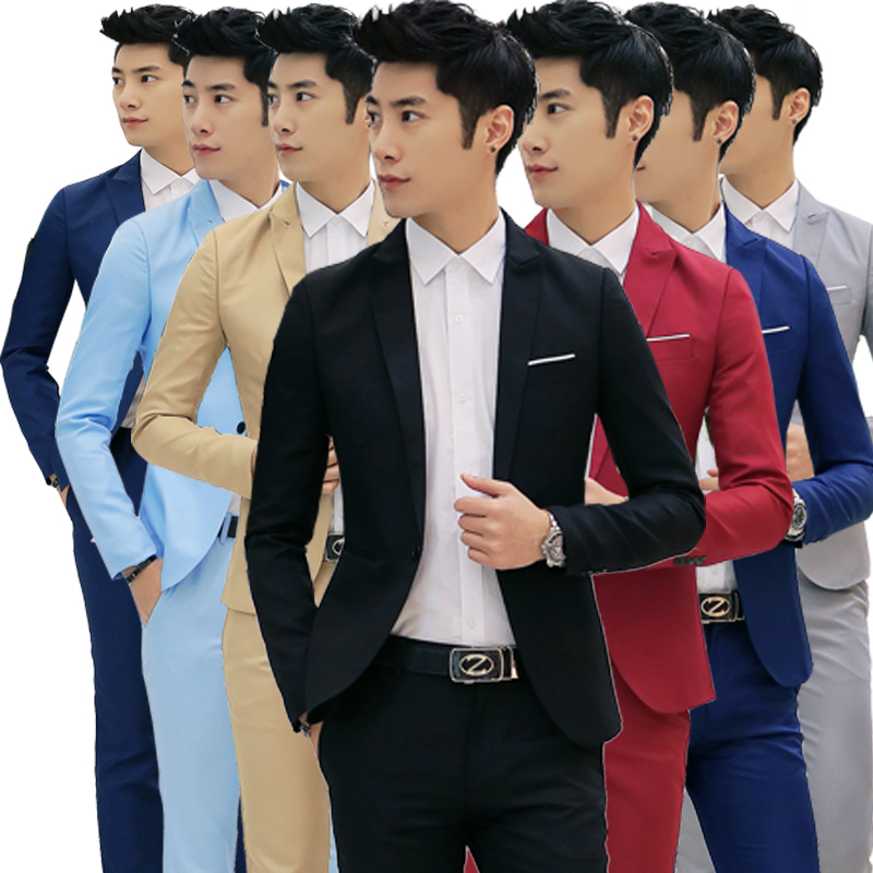 2019 automne hiver coréen de mode de style marié robe de mariage des hommes slim beau costume tendance pure couche de couleur 2019 automne hiver coréen de mode de style marié robe de mariage des hommes slim beau costume tendance pure couche de couleur