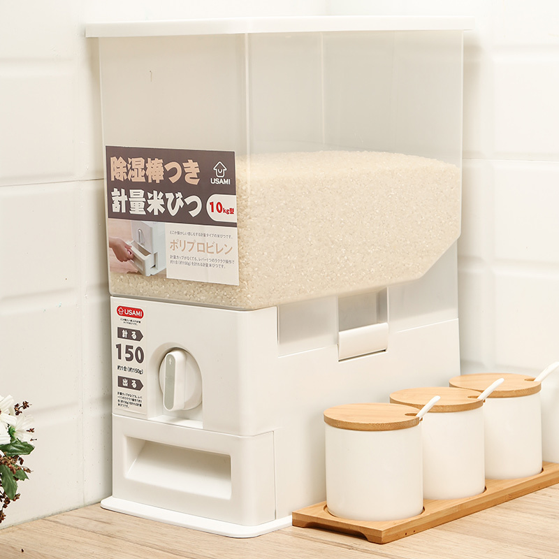 domestic insect proof rice storage box, usami metering rice barrel, japan