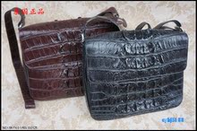Подлинный тайский мужчина Крокодиловый кожаный рюкзак, высококачественный крокодиловый кожаный рюкзак, сумка для отдыха, кожаная сумка.