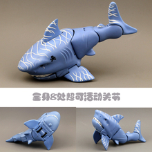 Оригинальное название CHAP MEI Детские игрушки Морские животные Детские игрушки Модель Большая белая акула суставы движущиеся динозавры