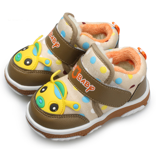 天天特價鼕季1-2-3歲寶寶軟底學步鞋男童保暖棉鞋女童鞋子嬰兒鞋