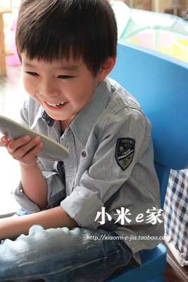 【小米e家】外贸儿童男童棉质条纹长袖衬衫