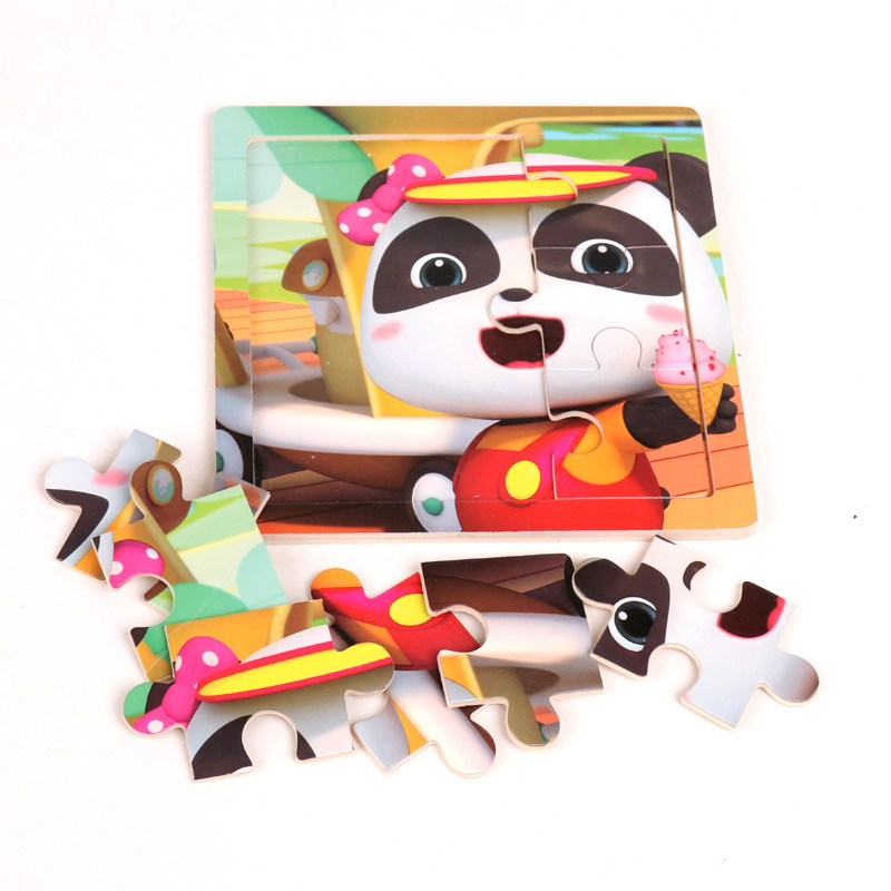 宝宝巴士木制儿童益智卡通动画片1-2-3周岁早教幼儿教育9片18片24