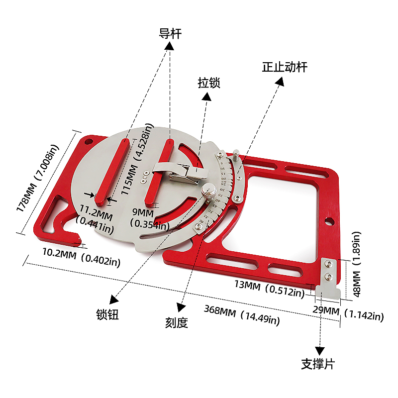 Woodworking Adjustable Angle Guide Rail Clamping Device Electric Circular Saw Engraving Machine Open Board Auxiliary Square Adjustable Guide Rail