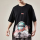 VII universe put the end of summer the trend of the original astronauts printing OVERSIZE loose round neck short-sleeved T-shirt men VII universe put the end of summer the trend of the original astronauts printing OVERSIZE loose round neck short-sleeved T-shirt men