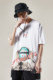 VII universe put the end of summer the trend of the original astronauts printing OVERSIZE loose round neck short-sleeved T-shirt men VII universe put the end of summer the trend of the original astronauts printing OVERSIZE loose round neck short-sleeved T-shirt men