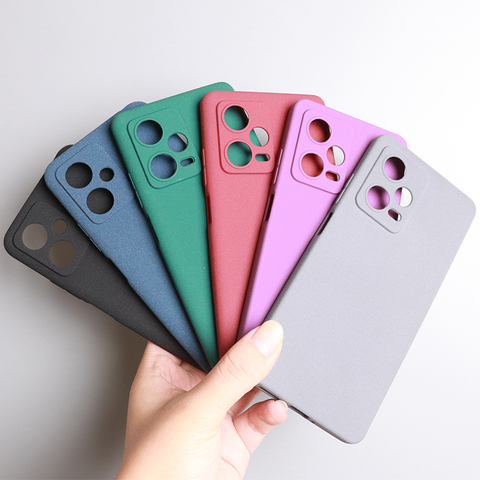 Matte Silicone TPU Camera Cutout Phone Case