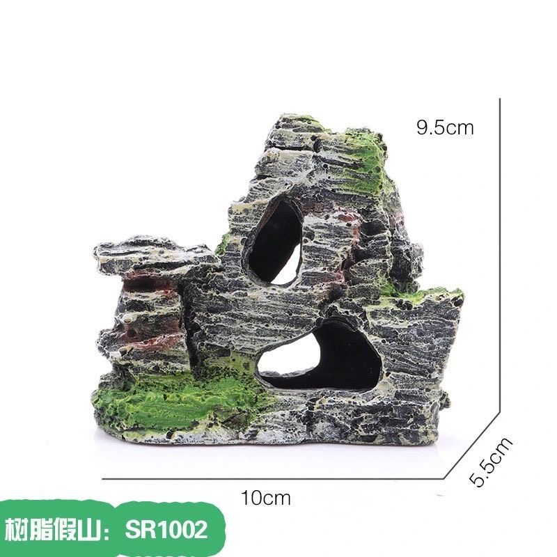 Fish Tank Landscape Rockery Ecology Aquarium Landscaping Decoration Emulational Rockery Resin Rockery Mini Small Ornaments Free Shipping