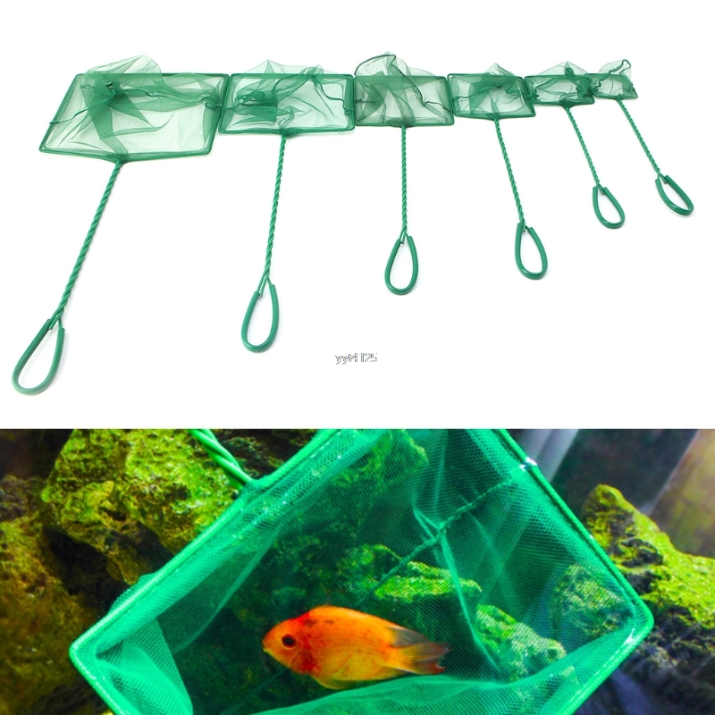 Fish Tank Fish-Catching Net Salvage Fish Net Bag Fishnet Pocket round and Square Fish-Catching Net Hand Copy Fishnet Goldfish Tropical Fish Fishing Aquarium Hand Net