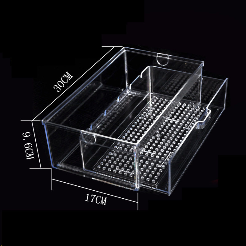 Drawer Box Fish Tank Dry Wet Separation Box Drawer Type Large Box Stackable Double Layer Anti-Overflow Large Drip Filter Box