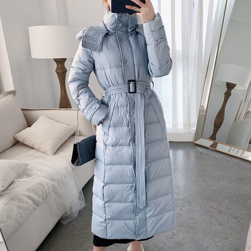 Down jacket women's mid-length 2020 new style over-the-knee fashion to ankle high-end atmosphere super long Korean slim slimming