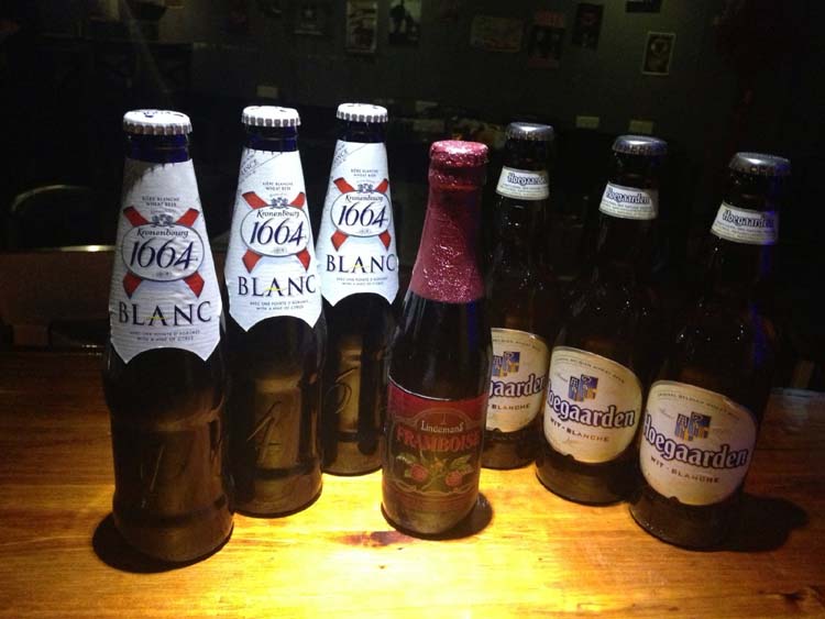 法国啤酒 凯旋1664白啤酒 蓝瓶 330ml