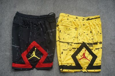 AIR JORDAN LAST SHOT AJ14法拉利 黑红刺绣短裤 AQ0621-010 719原单