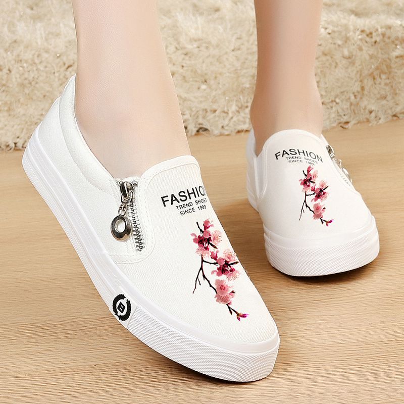 printemps graffiti chaussures de toile des femmes et une pédale paresseux chaussures de femmes étudiant chaussures plates chaussures version coréenne de petit blanc chaussures femmes printemps graffiti chaussures de toile des femmes et une pédale paresseux chaussures de femmes étudiant chaussures plates chaussures version coréenne de petit blanc chaussures femmes