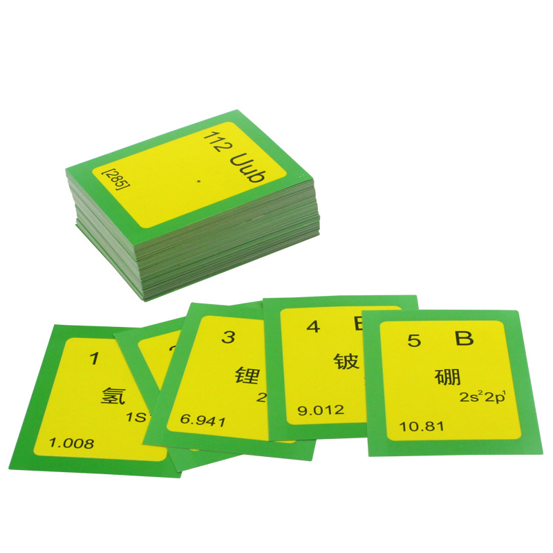 Element Periodic Table Element Study Card Mendeleev Middle School Chemistry Experiment Teaching Instrument