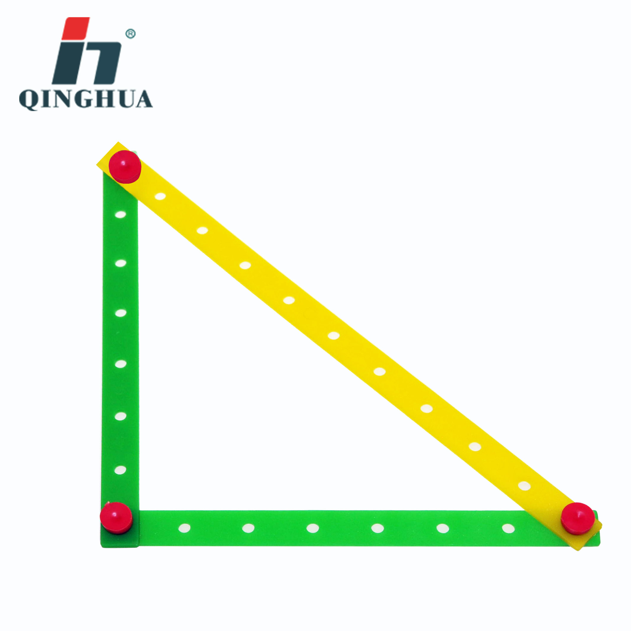 Primary School Mathematics Polygon Splicing Triangle Three-Side Relationship Angle Preliminary Understanding Activity Angle Teaching Aids