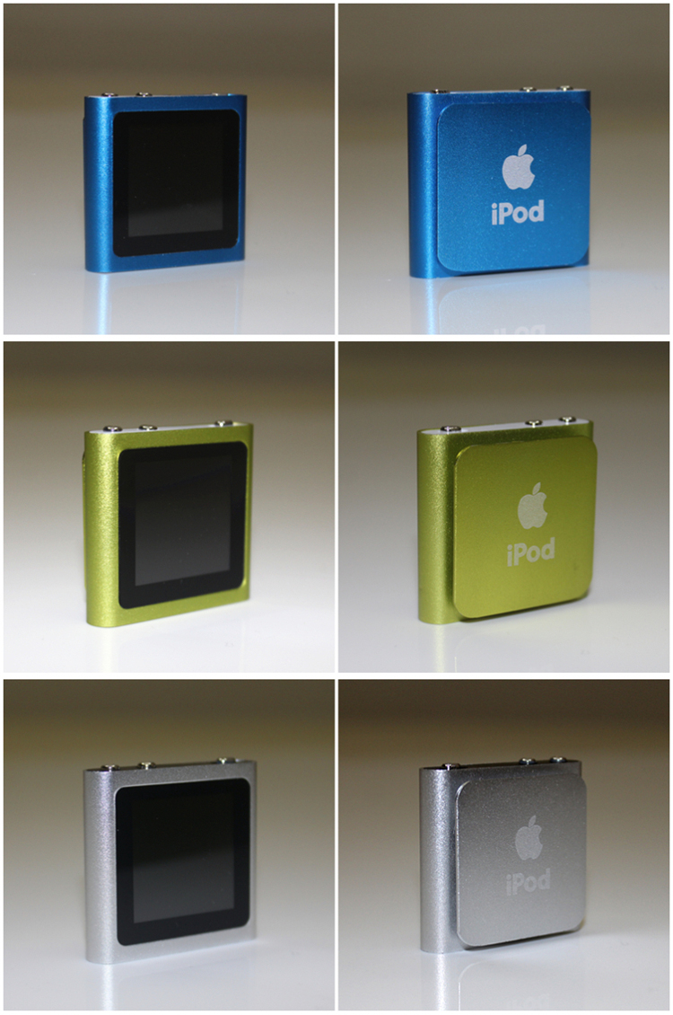 港版苹果ipod nano6代 mp4/mp3播放器 触摸屏 按键运动手表 包邮