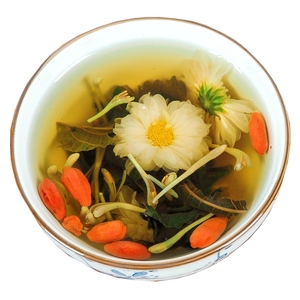 清热去火茶叶送柠檬片泡茶干片肝火胃火学生熬夜菊花枸杞组合花茶