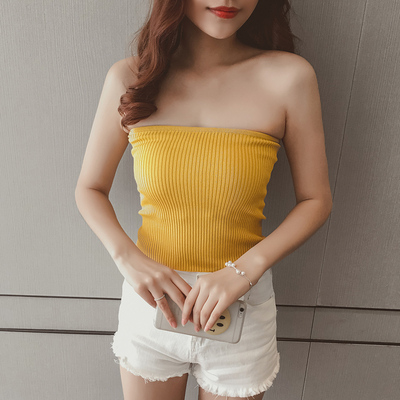 XMZLADY夏季性感紧身打底抹胸弹力针织裹胸小背心女外穿短款上衣-淘宝网 XMZLADY夏季性感紧身打底抹胸弹力针织裹胸小背心女外穿短款上衣-淘宝网