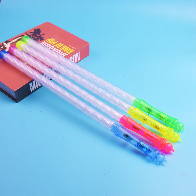 New Thread Colorful Luminous Light Stick Led Lighting Singing Lantern Stick Meeting Glow Stick Children Stall Toys