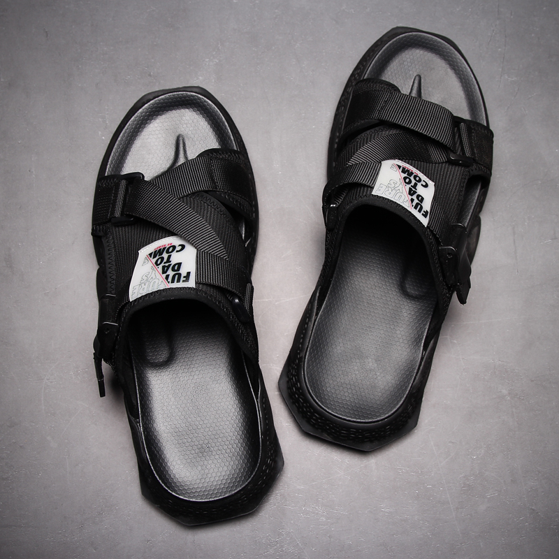 2019 nouvelle personnalité sandales hommes han édition de la tendance de chaussures hommes des jeunes paresseux mot demi-glisser d'été, sandales, chaussures de plage 2019 nouvelle personnalité sandales hommes han édition de la tendance de chaussures hommes des jeunes paresseux mot demi-glisser d'été, sandales, chaussures de plage