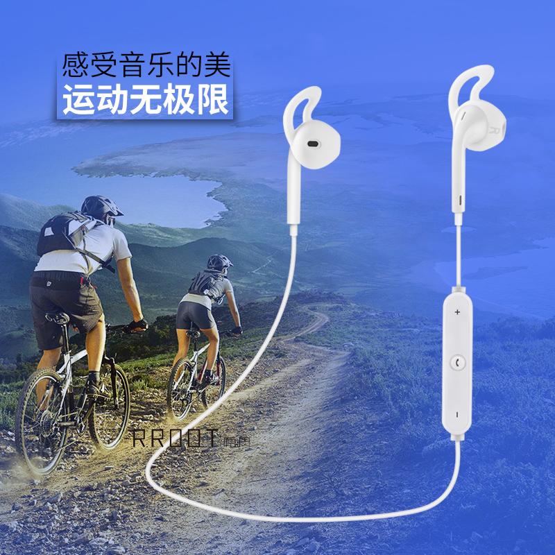 rroot s6 wireless sports bluetooth headset binaural oppo earbuds vivo stereo music bluetooth