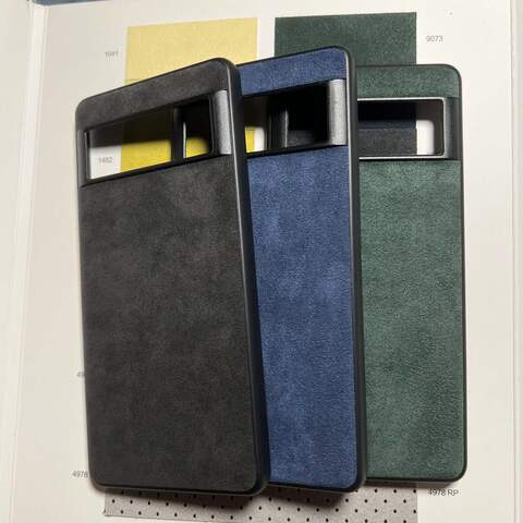 Alcantara Canvas Microfiber Anti Sweat 7, 7 Pro, 6, 6 Pro Google Pixel Phone Case