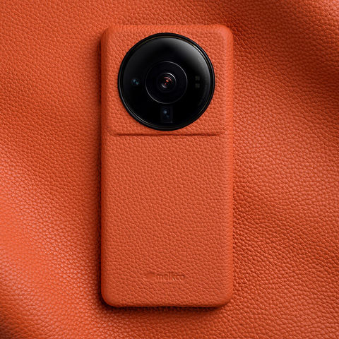 【】 — Melkco Genuine Leather Anti Slip Minimal 12S, 12S Pro, 12S Ultra Phone Case