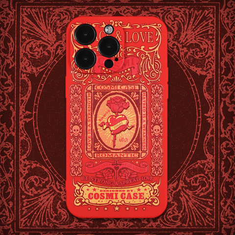 Cosmi ROMANTIC Rose Tarot Card New 15, 14, 13, 12 iPhone Case