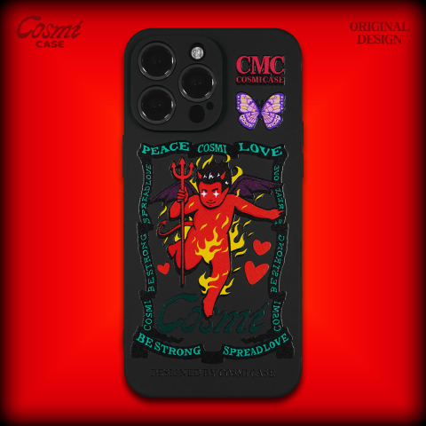 Cosmi Be Strong Spread Love Devil Cupid New 15, 14, 13, 12 iPhone Case