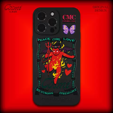 Cosmi Case Be Strong Spread Love Devil Cupid  New Phone Cases Covers iPhone 15, iPhone 14, iPhone 13, iPhone 12