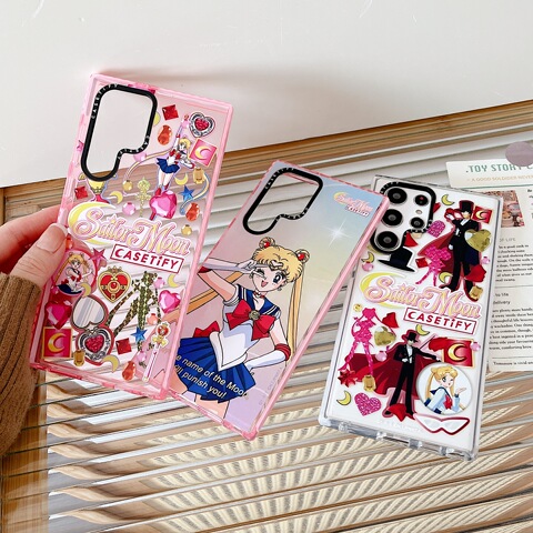 Sailor Moon Anime Girls Silicone TPU S23, S23 Plus, S23 Ultra, S22, S22 Plus, S22 Ultra, S21, S21 Plus, S21 Ultra Samsung