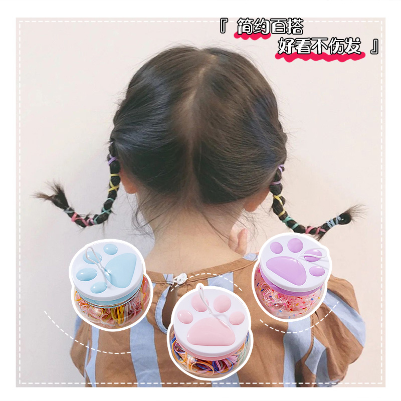 Children Do Not Hurt Hair Rubber Band Hair Rope Infant Mini Baby Hair Band Disposable Tie Small Pull Hair Accessories