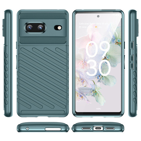 Shockproof Grid Soft 7, 7 Pro Google Pixel Phone Case