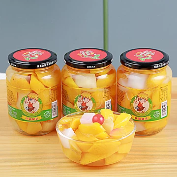 新鲜雪梨罐头桔子罐头水果罐头杂果罐头零食[40元优惠券]-寻折猪