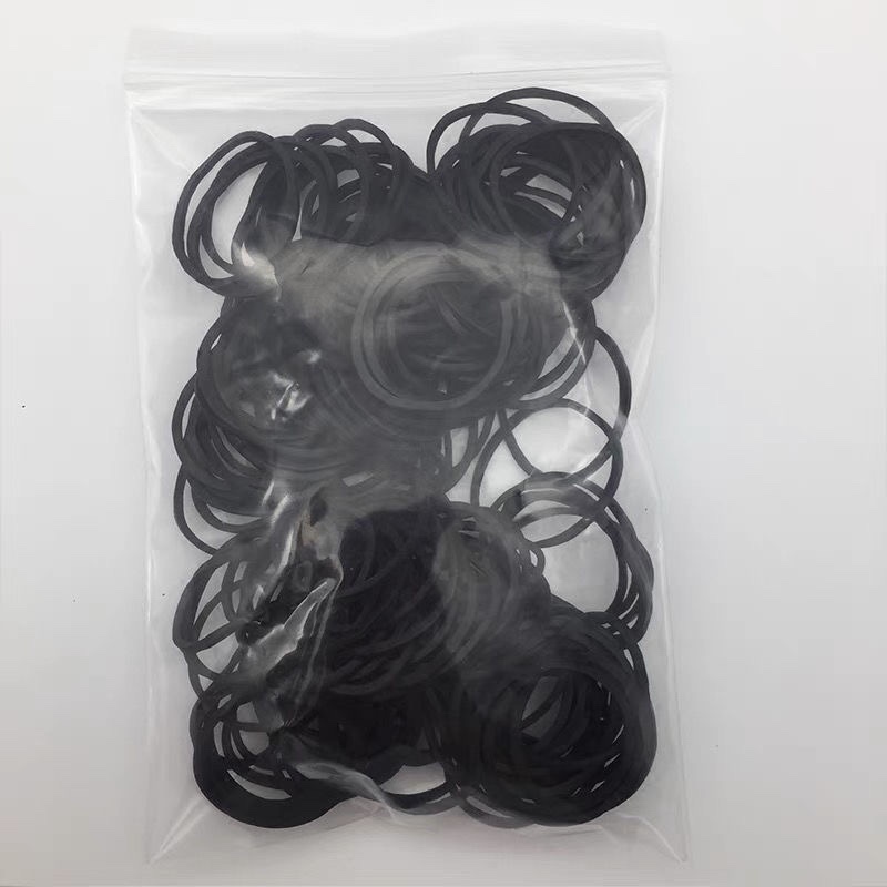 Rubber Band Rubber Band for Studio Makeup Artist Black Disposable Updo Shape High Elastic Hair Band Cowhide Hair Band