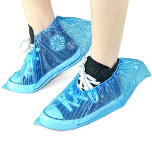 加厚型鞋套一次性鞋套防雨鞋套雨天脚套加厚耐用塑料鞋套耐磨防滑